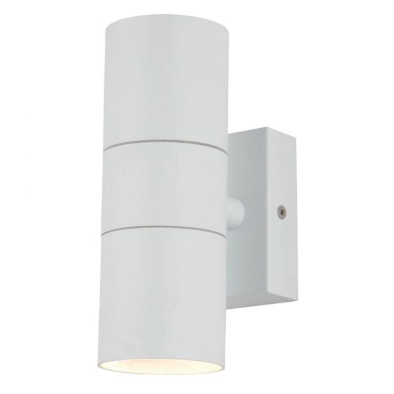 Forum Leto IP65 2lt GU10 Wall Light White